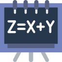 Image of formula on chalkboard