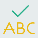 Icon showing ABC