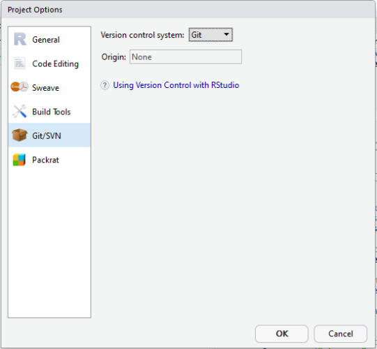 connect rstudio to github