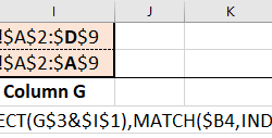 Excel INDIRECT function with INDEX MATCH