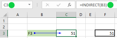 Basic INDIRECT function method